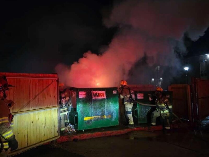 Double dumpster fire in Abingdon
