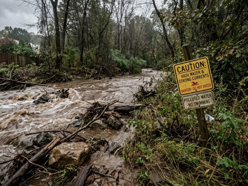 Stay out of Bynum Run through Aug. 13, health officials say